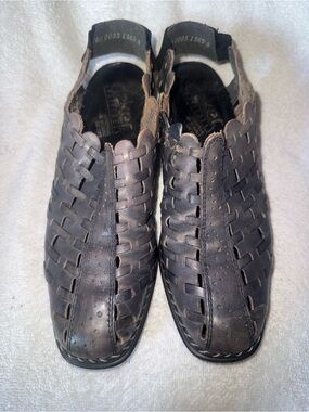 Rieker  Woven Leather Women's Mules